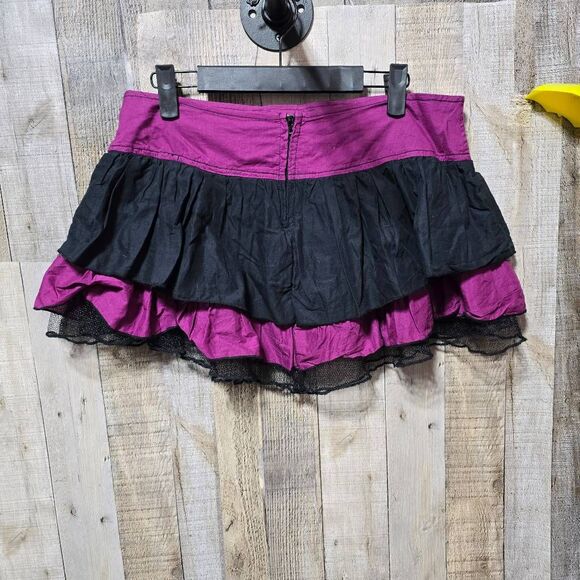 Serious Los Angeles City of Rockers goth corset micro mini skirt Pirate Cosplay - Picture 2 of 4